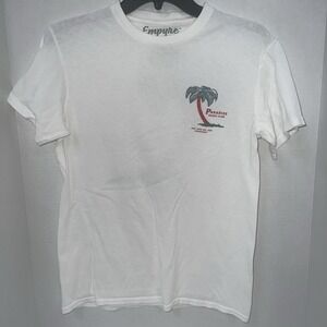 Paradise Beach Club Tshirt Men's Small White Short Sleeve Nicaragua